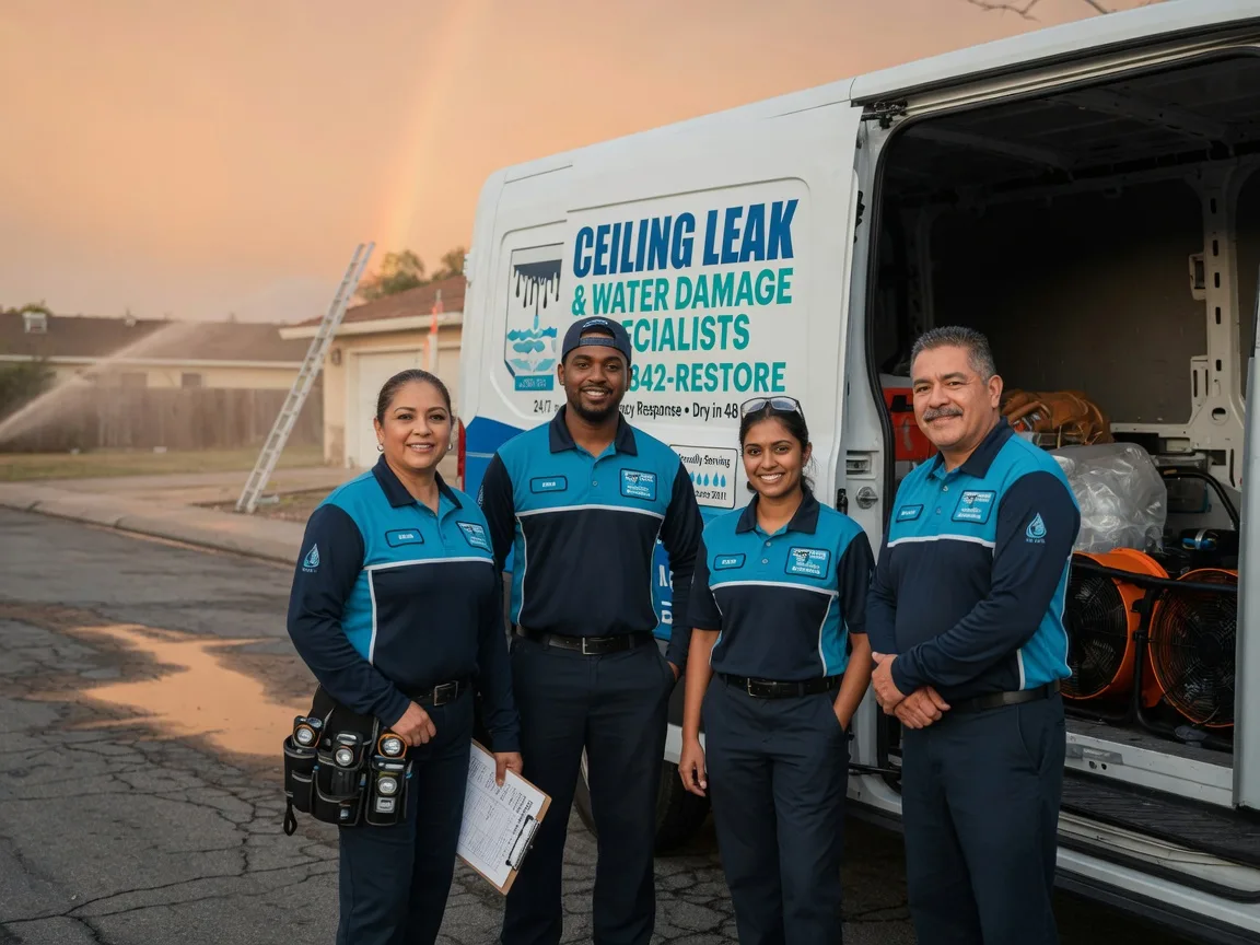 Ceiling Leak Cleanup company in La Joya, TX